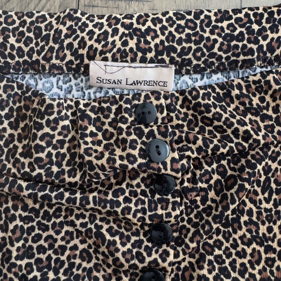 Susan Lawrence Patterned Button-Front Maxi Skirt - Picture 8 of 8